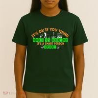 Funny It's Ok If You Think Golf Is Boring It's A Smart Person Sport T-Shirt thumb 4