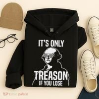 Funny It's Only Treason If You Lose George Washington Nerd Hoodie thumb 4