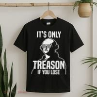 Funny It's Only Treason If You Lose George Washington Nerd T-Shirt thumb 2