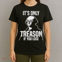 Funny It's Only Treason If You Lose George Washington Nerd T-Shirt thumb 4