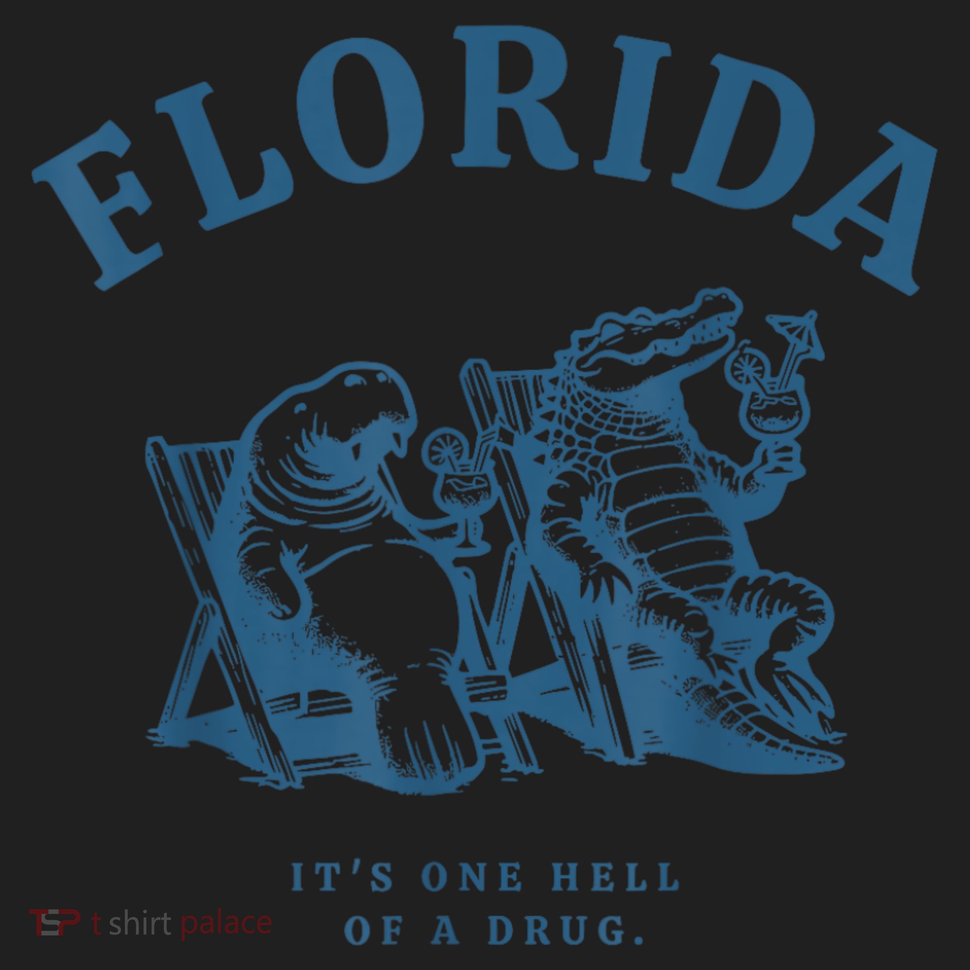 Florida ItS One Hell Of A Drug Funny Crocodile And Manatees Women's Sweatshirt