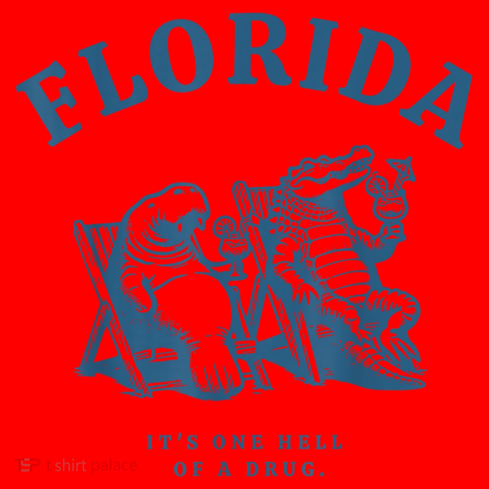 Florida ItS One Hell Of A Drug Funny Crocodile And Manatees Santa Hat
