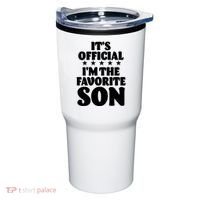 Funny Its Official Im The Favorite Son Tumbler thumb 0