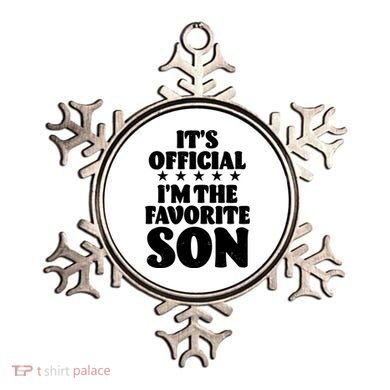 Funny Its Official Im The Favorite Son Ornament