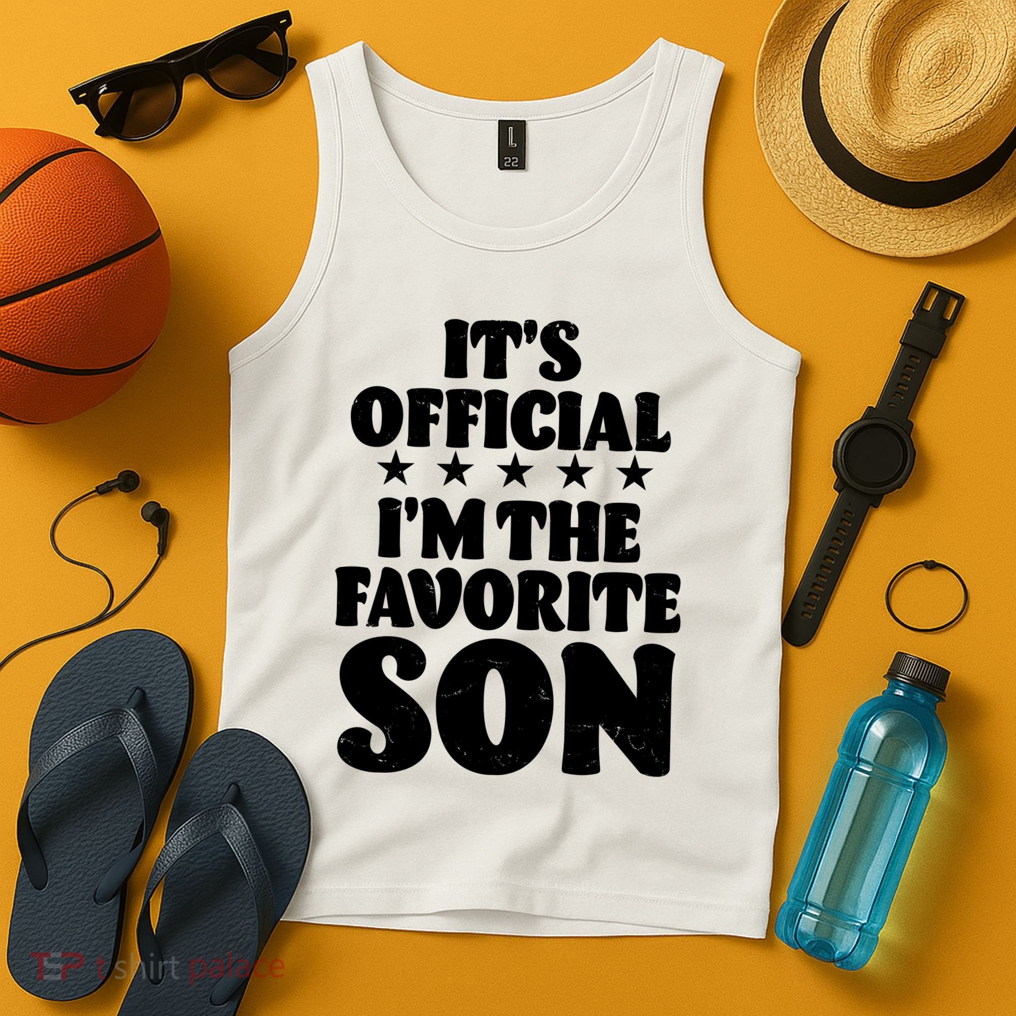Funny Its Official Im The Favorite Son Tank Top