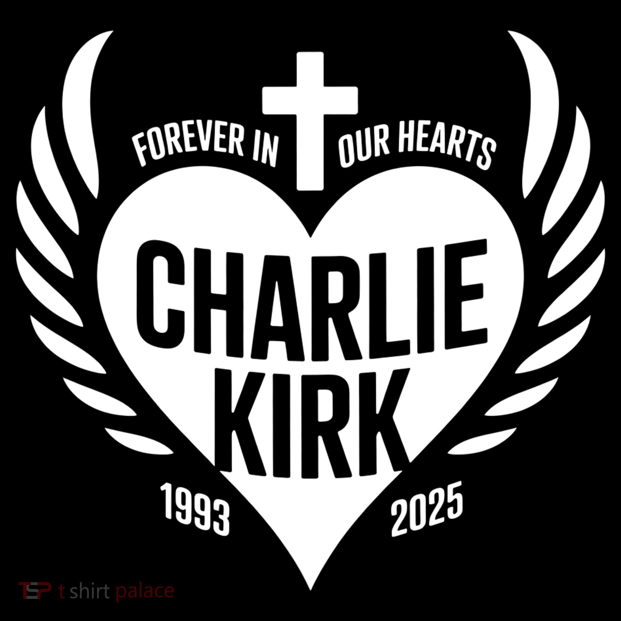 Forever In Our Hearts Charlie Kirk 1993 2025 Women's Hoodie