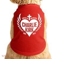 Forever In Our Hearts Charlie Kirk 1993 2025 Doggie Tank thumb 0