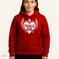 Forever In Our Hearts Charlie Kirk 1993 2025 Hoodie thumb 5