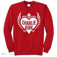 Forever In Our Hearts Charlie Kirk 1993 2025 Sweatshirt thumb 0