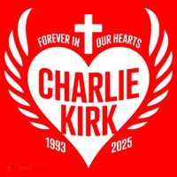 Forever In Our Hearts Charlie Kirk 1993 2025 Mousepad thumb 1
