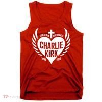 Forever In Our Hearts Charlie Kirk 1993 2025 Tank Top thumb 0