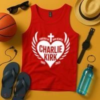 Forever In Our Hearts Charlie Kirk 1993 2025 Tank Top thumb 4