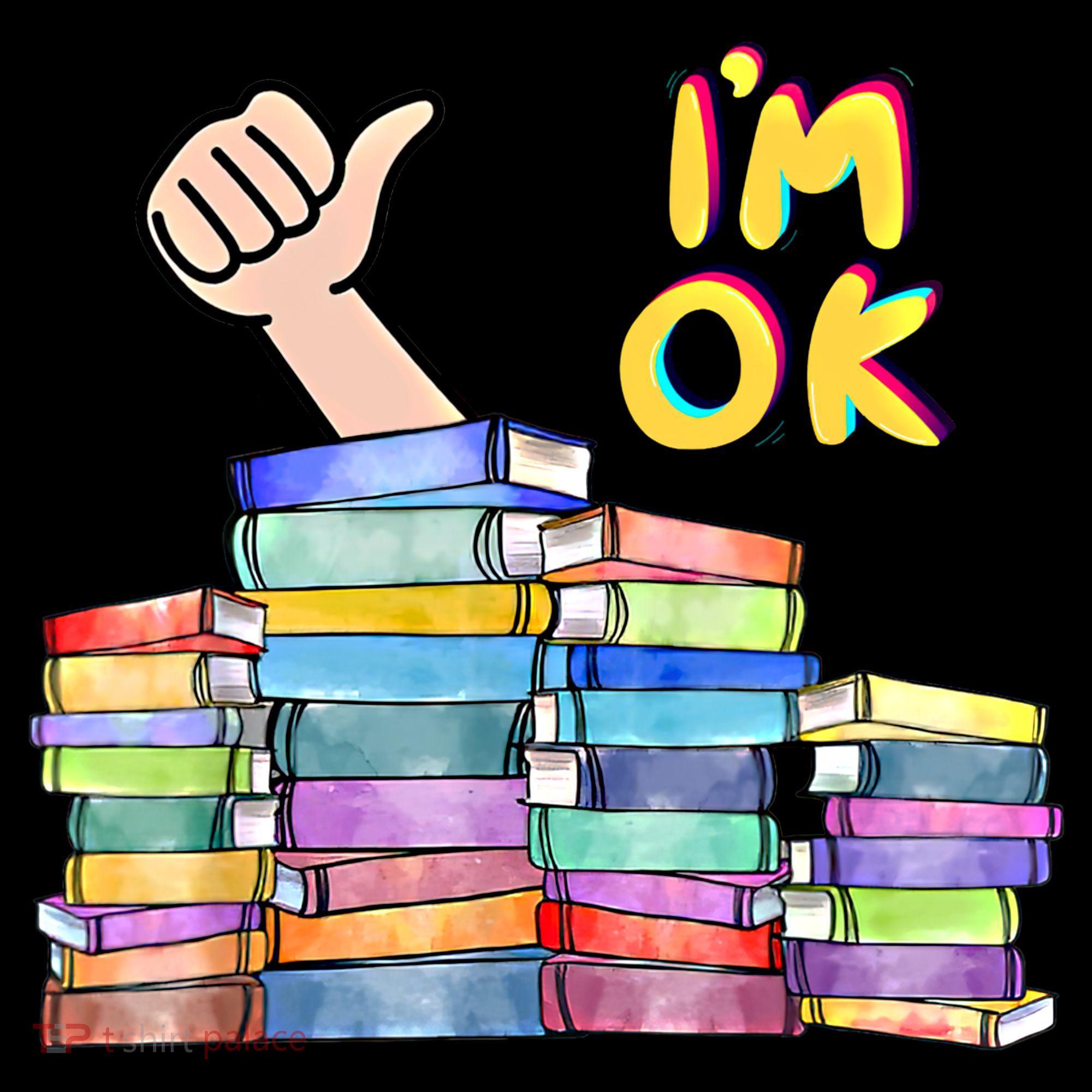 Funny I'm Ok Reading Books Nerd National Book Day Lover Gift Coffee Mug