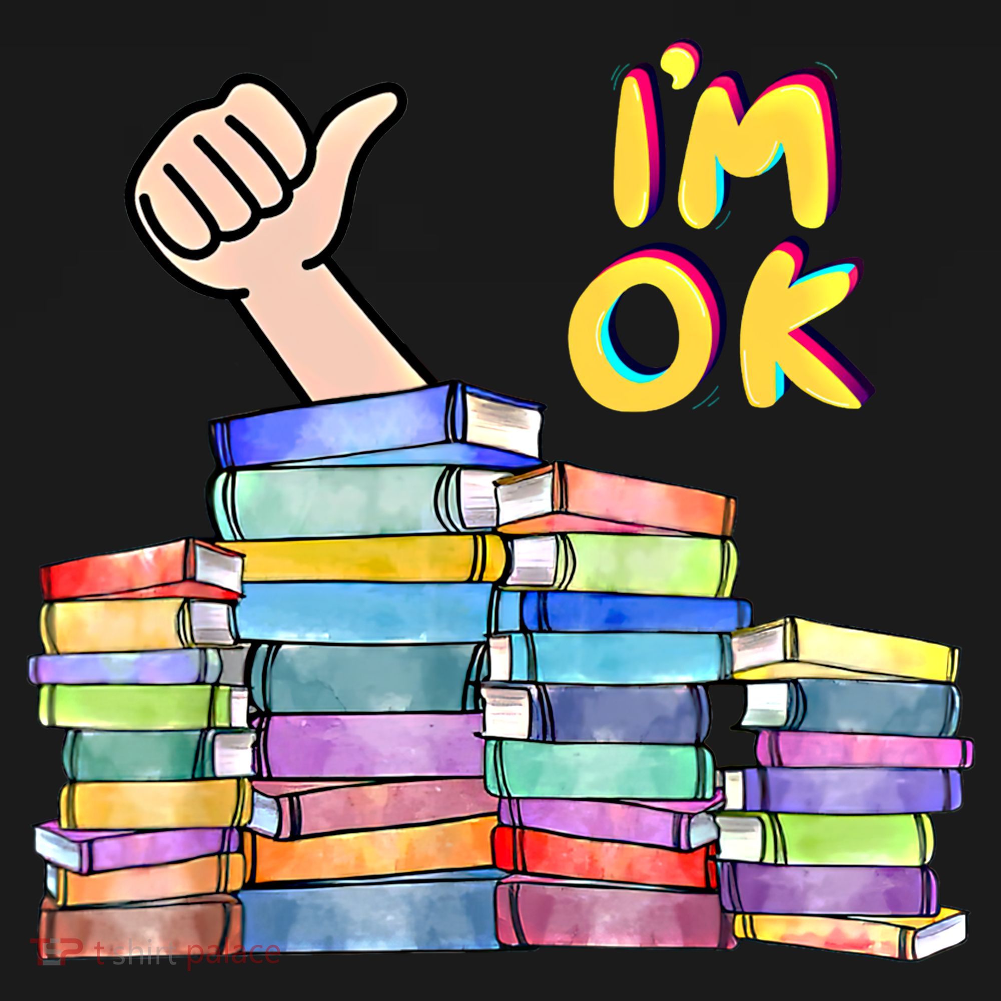 Funny I'm Ok Reading Books Nerd National Book Day Lover Gift Ornament