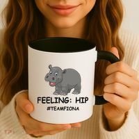 Fiona The Baby Hippo Feeling Hip Preemie Coffee Mug thumb 3