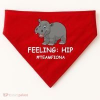 Fiona The Baby Hippo Feeling Hip Preemie USA-Made Doggie Bandana thumb 0