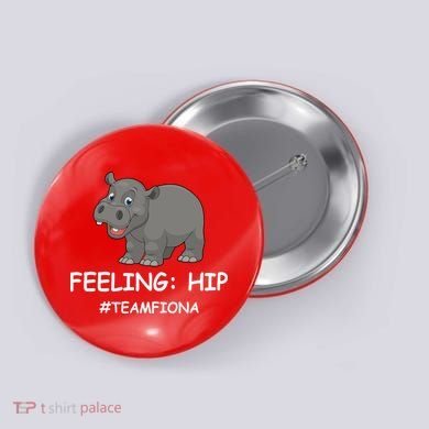 Fiona The Baby Hippo Feeling Hip Preemie Button