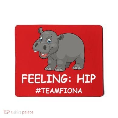 Fiona The Baby Hippo Feeling Hip Preemie Mousepad