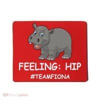 Fiona The Baby Hippo Feeling Hip Preemie Mousepad thumb 0