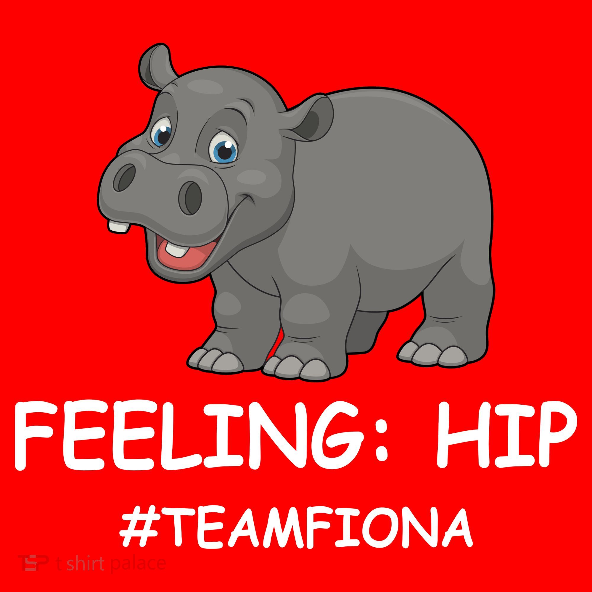 Fiona The Baby Hippo Feeling Hip Preemie Mousepad
