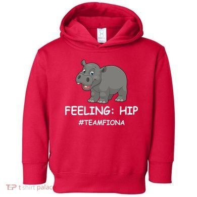 Fiona The Baby Hippo Feeling Hip Preemie Toddler Hoodie