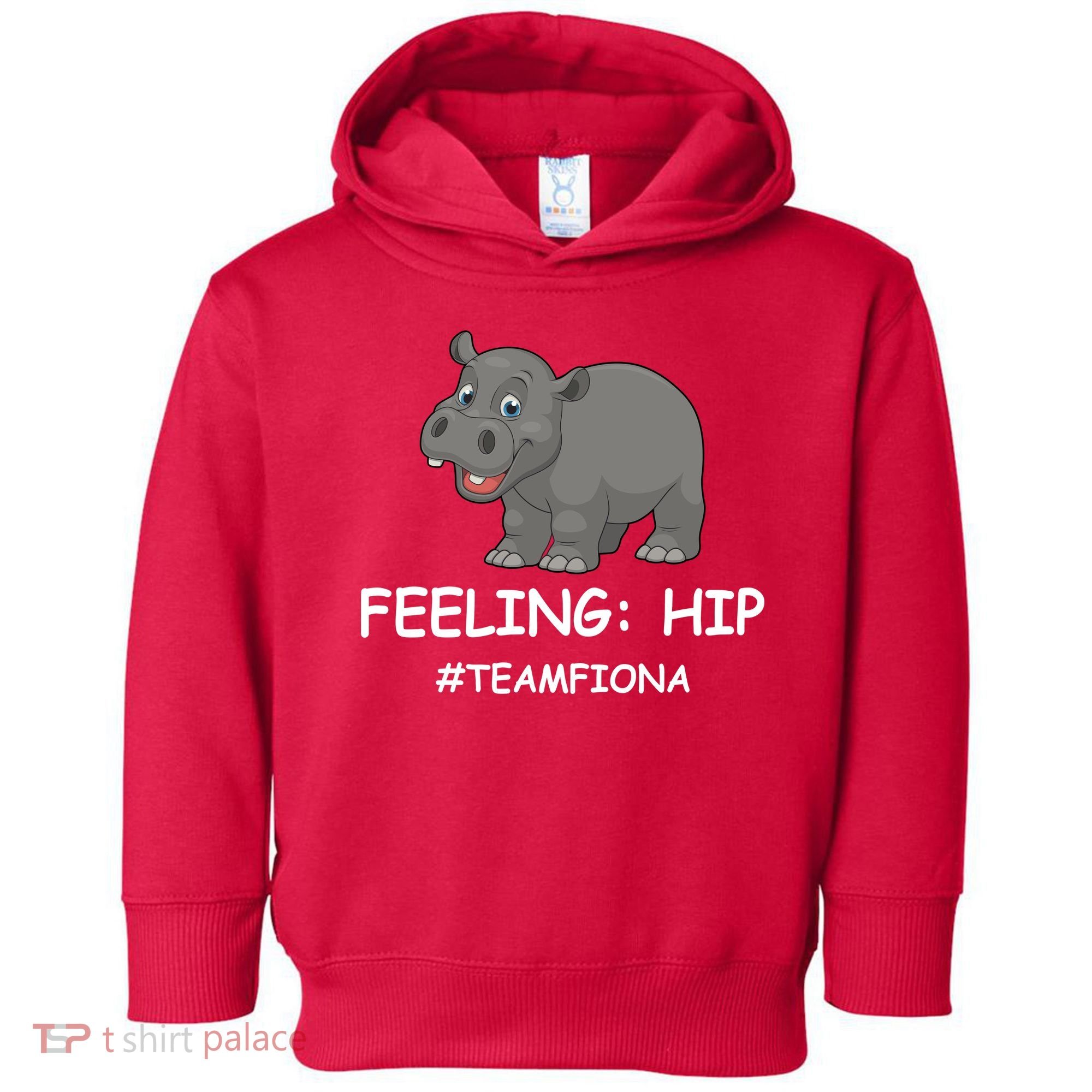 Fiona The Baby Hippo Feeling Hip Preemie Toddler Hoodie