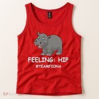 Fiona The Baby Hippo Feeling Hip Preemie Tank Top thumb 2