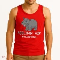 Fiona The Baby Hippo Feeling Hip Preemie Tank Top thumb 3
