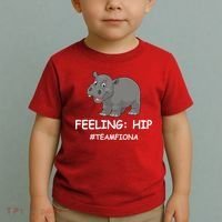 Fiona The Baby Hippo Feeling Hip Preemie Toddler T-Shirt thumb 2