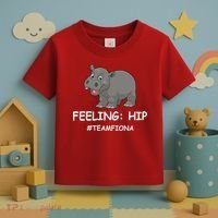 Fiona The Baby Hippo Feeling Hip Preemie Toddler T-Shirt thumb 3