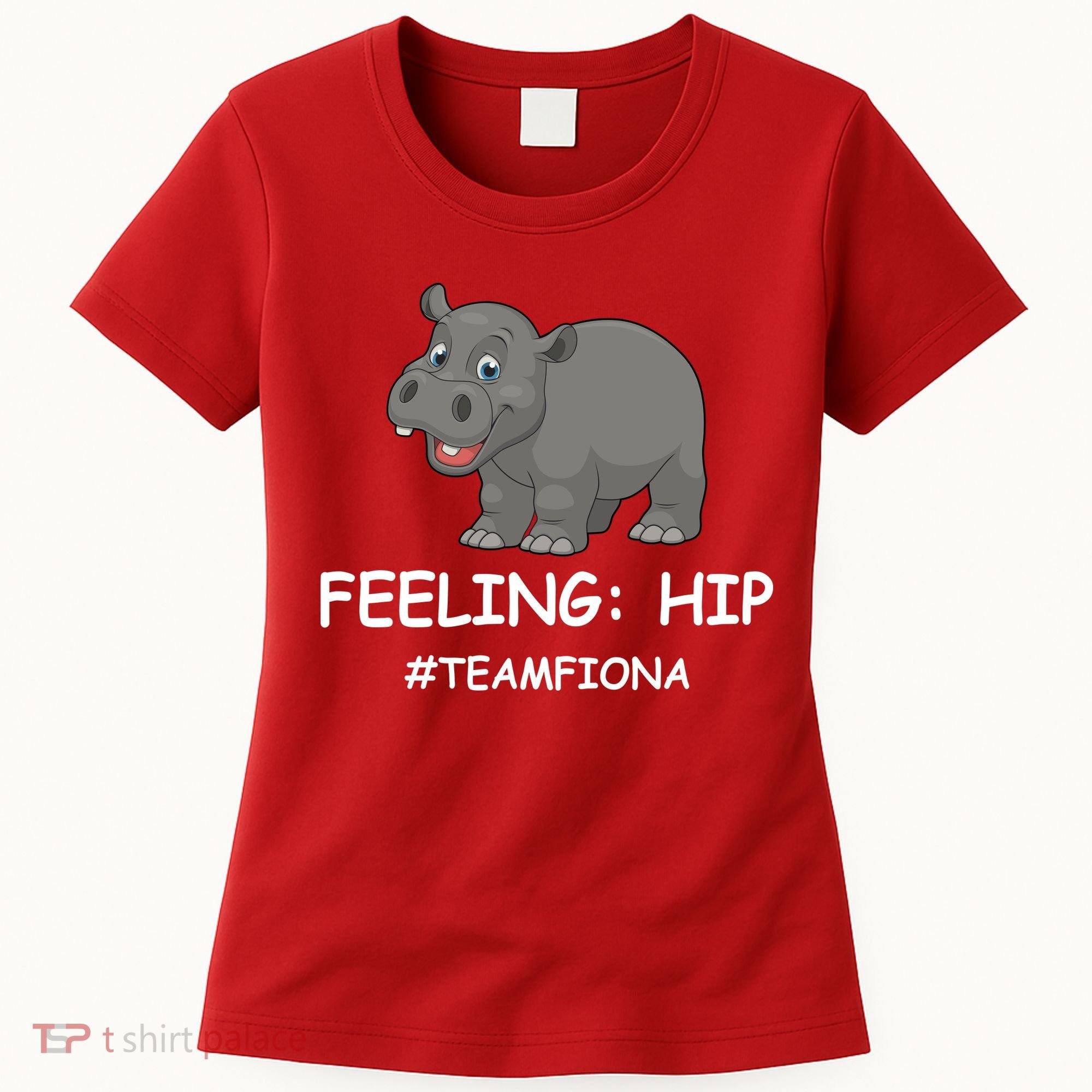 Fiona The Baby Hippo Feeling Hip Preemie Women's T-Shirt