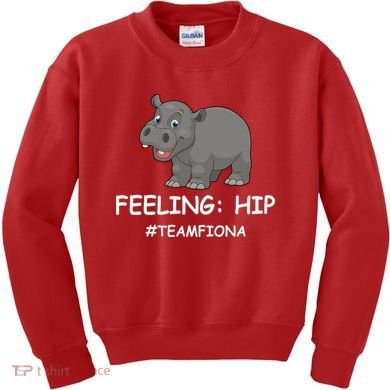 Fiona The Baby Hippo Feeling Hip Preemie Kids Sweatshirt