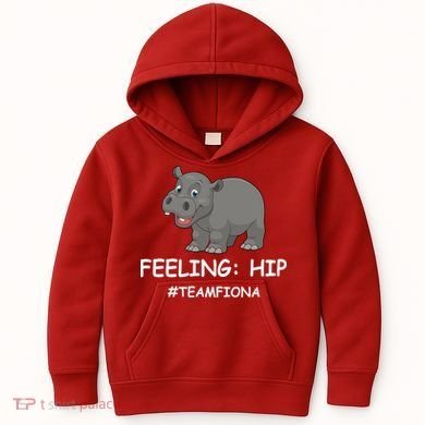 Fiona The Baby Hippo Feeling Hip Preemie Kids Hoodie
