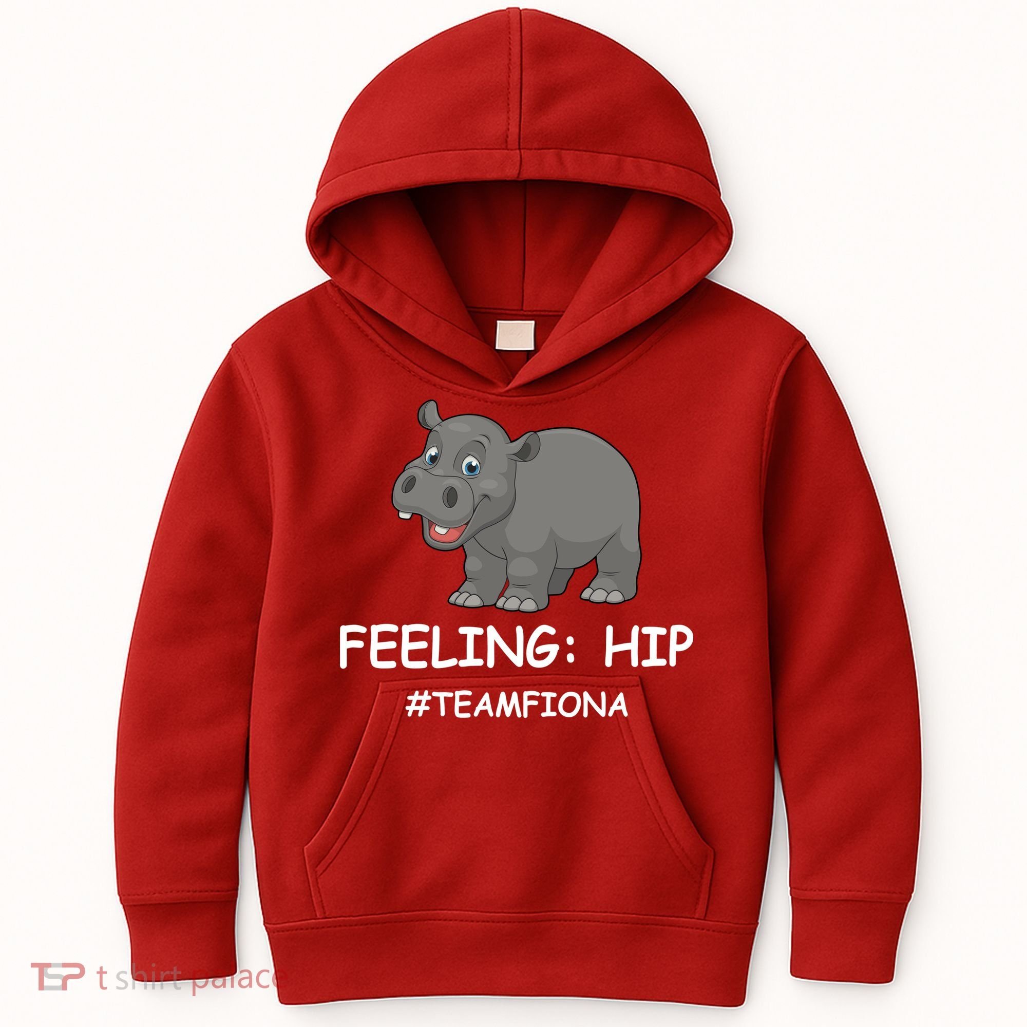 Fiona The Baby Hippo Feeling Hip Preemie Kids Hoodie