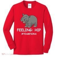 Fiona The Baby Hippo Feeling Hip Preemie Kids Long Sleeve Shirt thumb 0