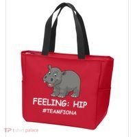 Fiona The Baby Hippo Feeling Hip Preemie Tote Bag thumb 3
