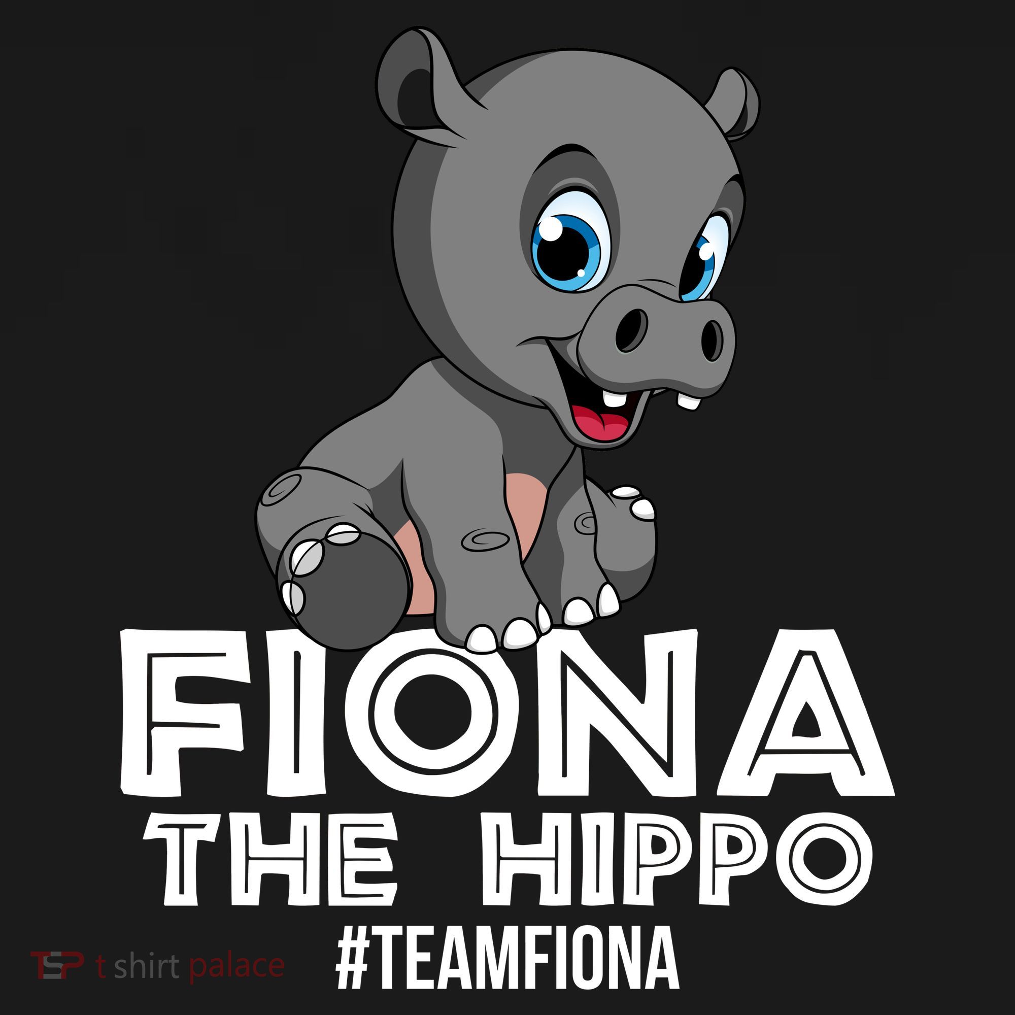 Fiona The Hippo #TeamFiona Hippopotamus Zoo Ornament