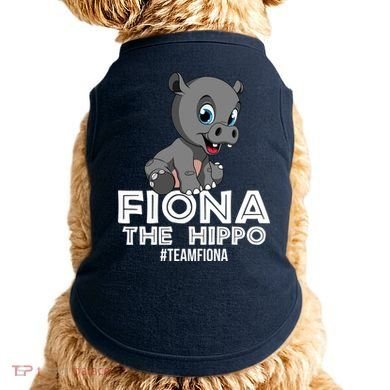 Fiona The Hippo #TeamFiona Hippopotamus Zoo Doggie Tank