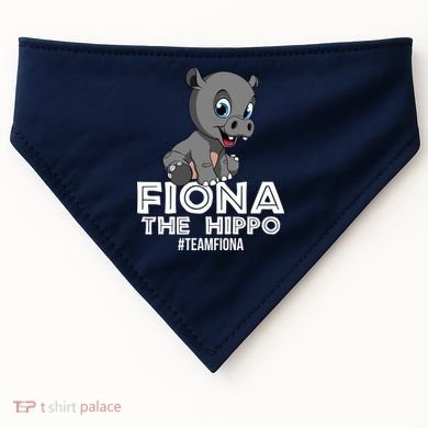 Fiona The Hippo #TeamFiona Hippopotamus Zoo USA-Made Doggie Bandana