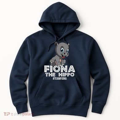 Fiona The Hippo #TeamFiona Hippopotamus Zoo Hoodie
