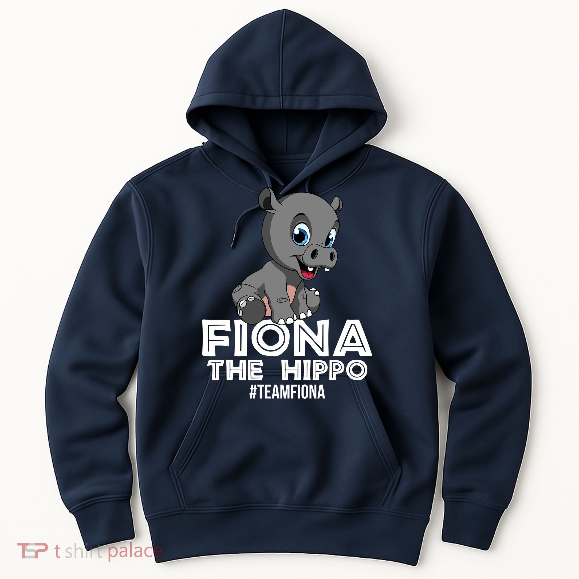Fiona The Hippo #TeamFiona Hippopotamus Zoo Hoodie