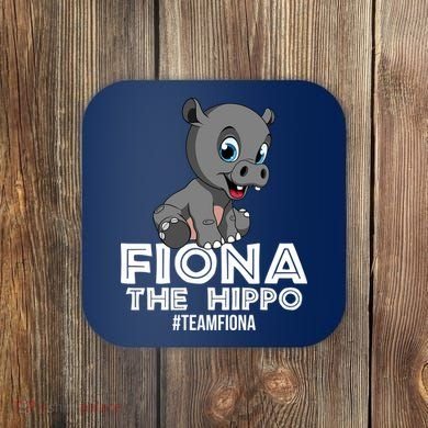 Fiona The Hippo #TeamFiona Hippopotamus Zoo Coaster