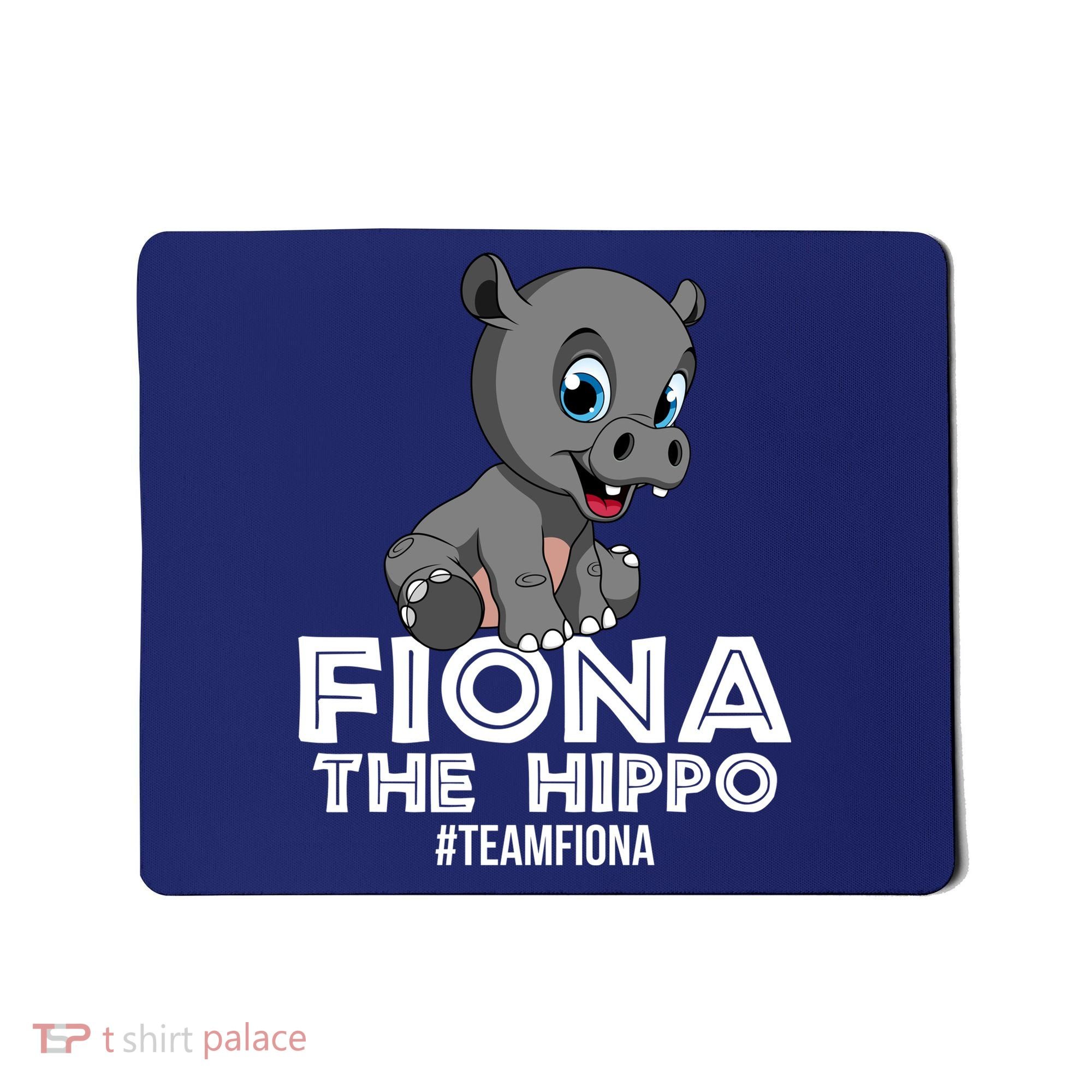 Fiona The Hippo #TeamFiona Hippopotamus Zoo Mousepad
