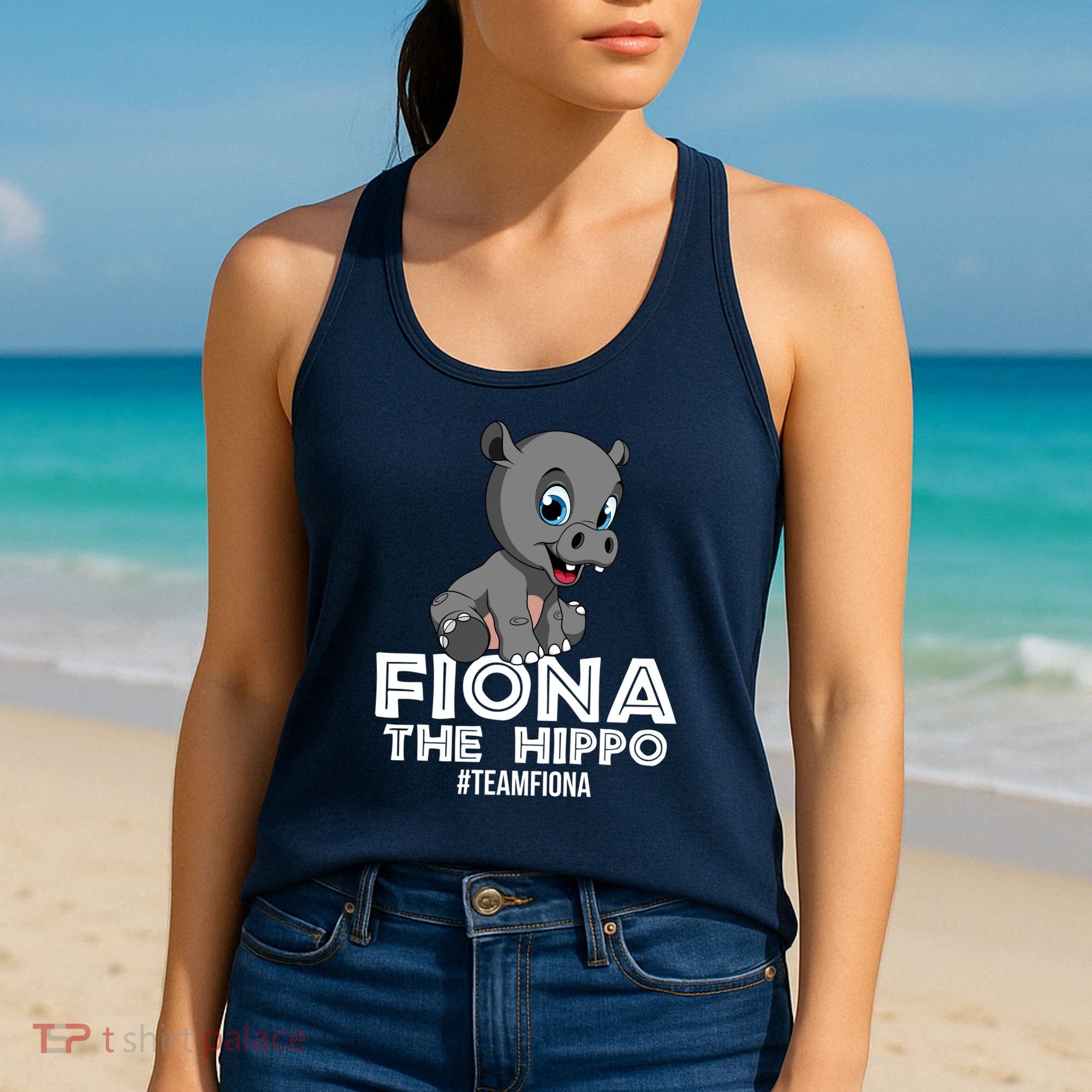 Fiona The Hippo #TeamFiona Hippopotamus Zoo Women's Tank Top