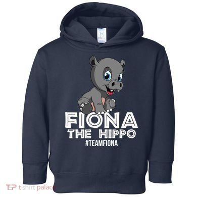Fiona The Hippo #TeamFiona Hippopotamus Zoo Toddler Hoodie