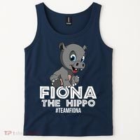Fiona The Hippo #TeamFiona Hippopotamus Zoo Tank Top thumb 2
