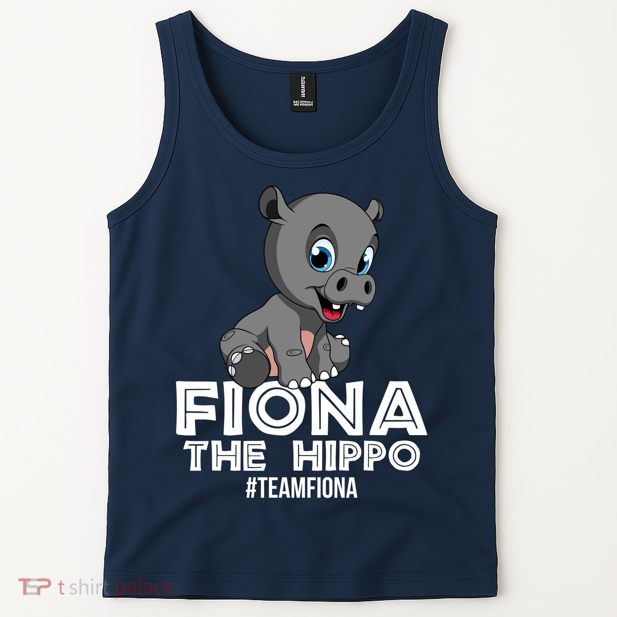 Fiona The Hippo #TeamFiona Hippopotamus Zoo Tank Top