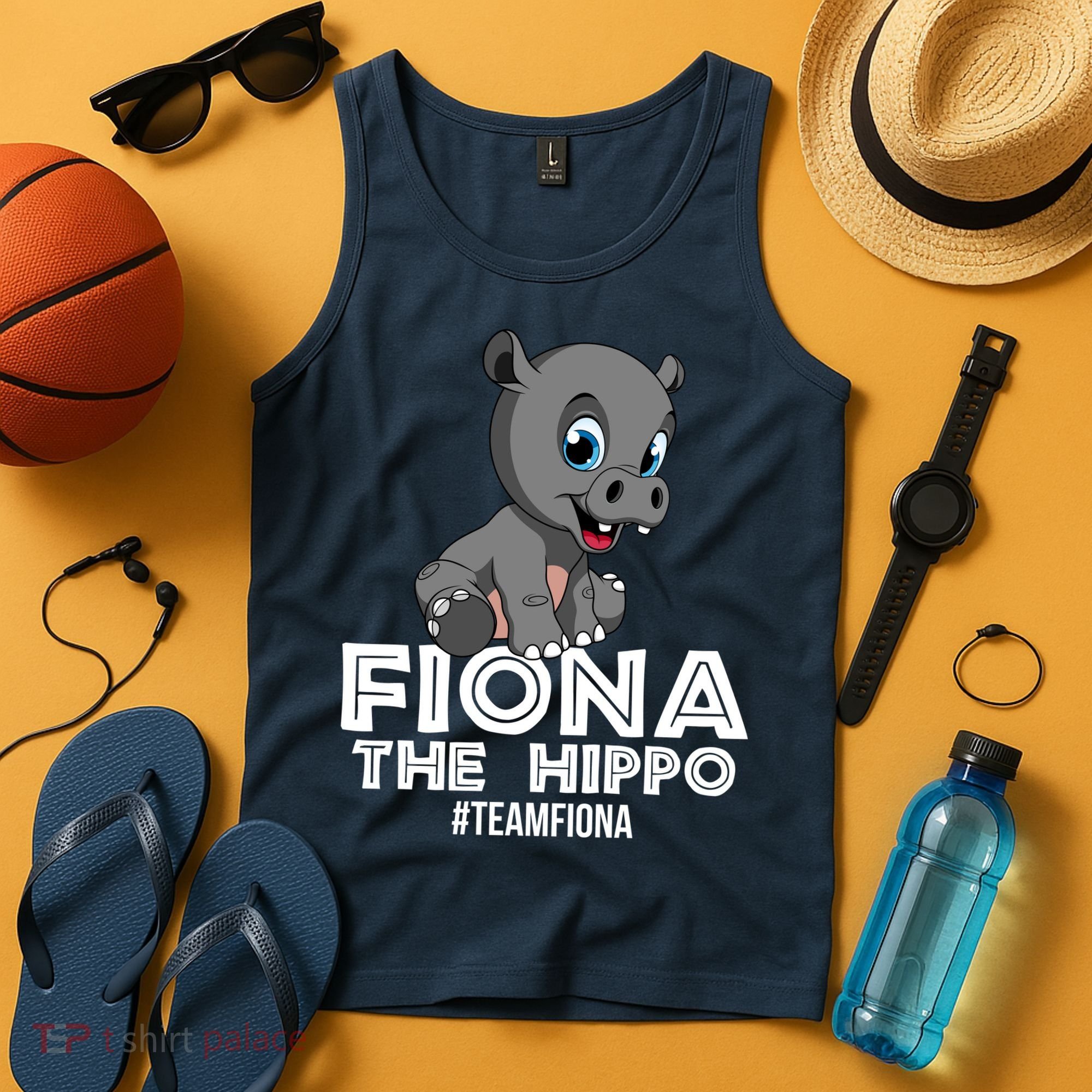 Fiona The Hippo #TeamFiona Hippopotamus Zoo Tank Top