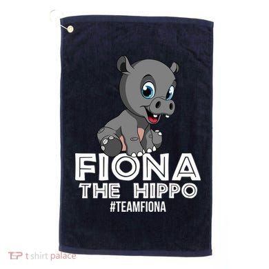 Fiona The Hippo #TeamFiona Hippopotamus Zoo Golf Towel