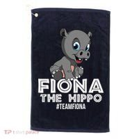Fiona The Hippo #TeamFiona Hippopotamus Zoo Golf Towel thumb 0